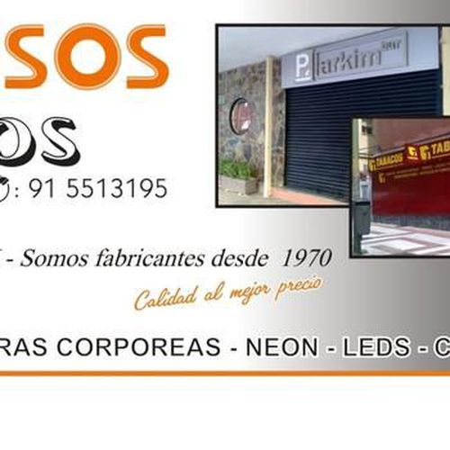 Letras corpóreas en Moratalaz Madrid