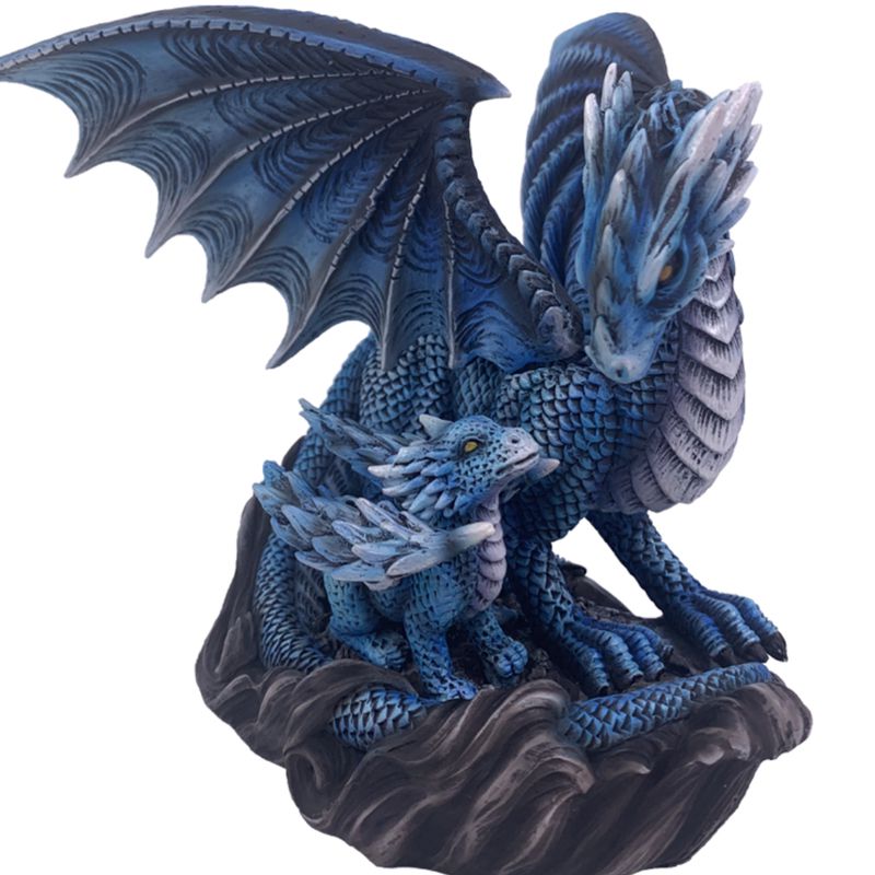Dragón Azul con cría: catálogos de Iluminación Raquel