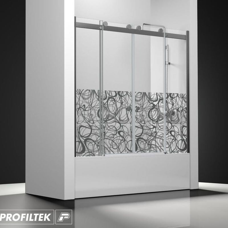 Mampara de baño a medida Profiltek serie Select modelo SLC-125