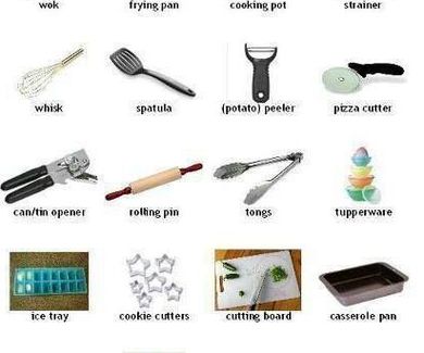 Vocabulary: Cooking tools