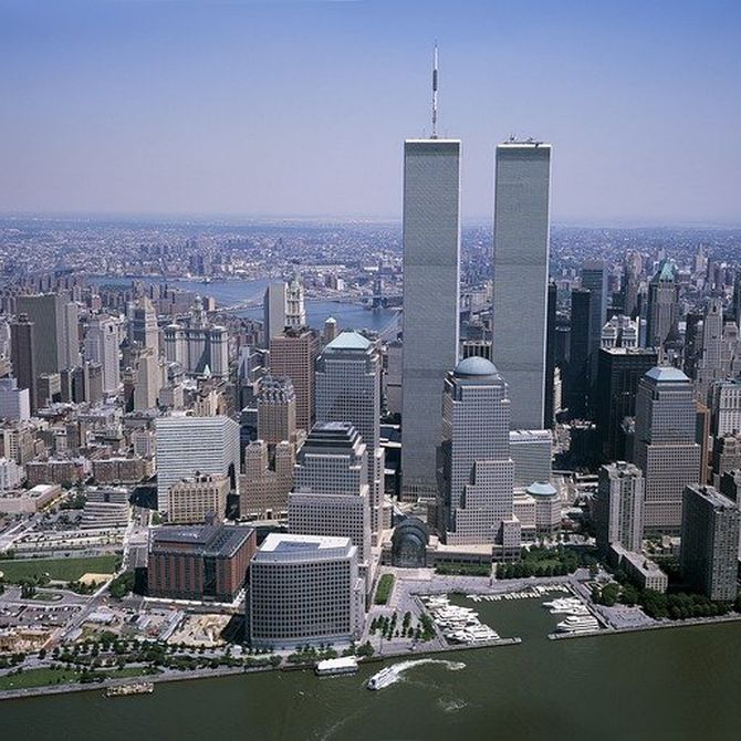 Los escombros del World Trade Center