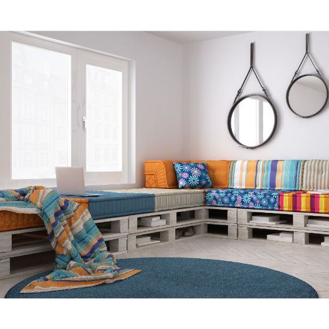 Muebles con palets para todas las estancias de tu casa