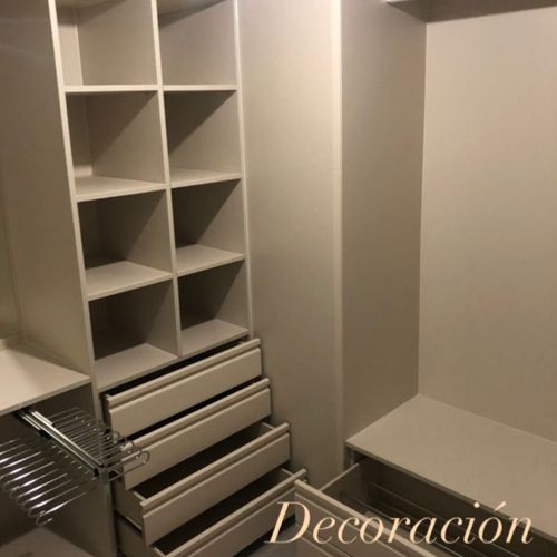 Fabricación de interiores de armarios en Colmenar Viejo